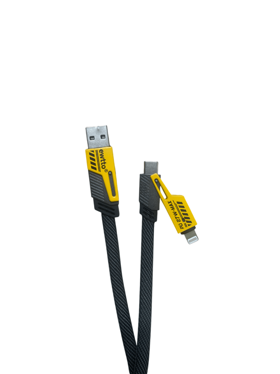 CABLE USB+C - C + LINGHTING 65W CARGA RAPIDA EWTTO2