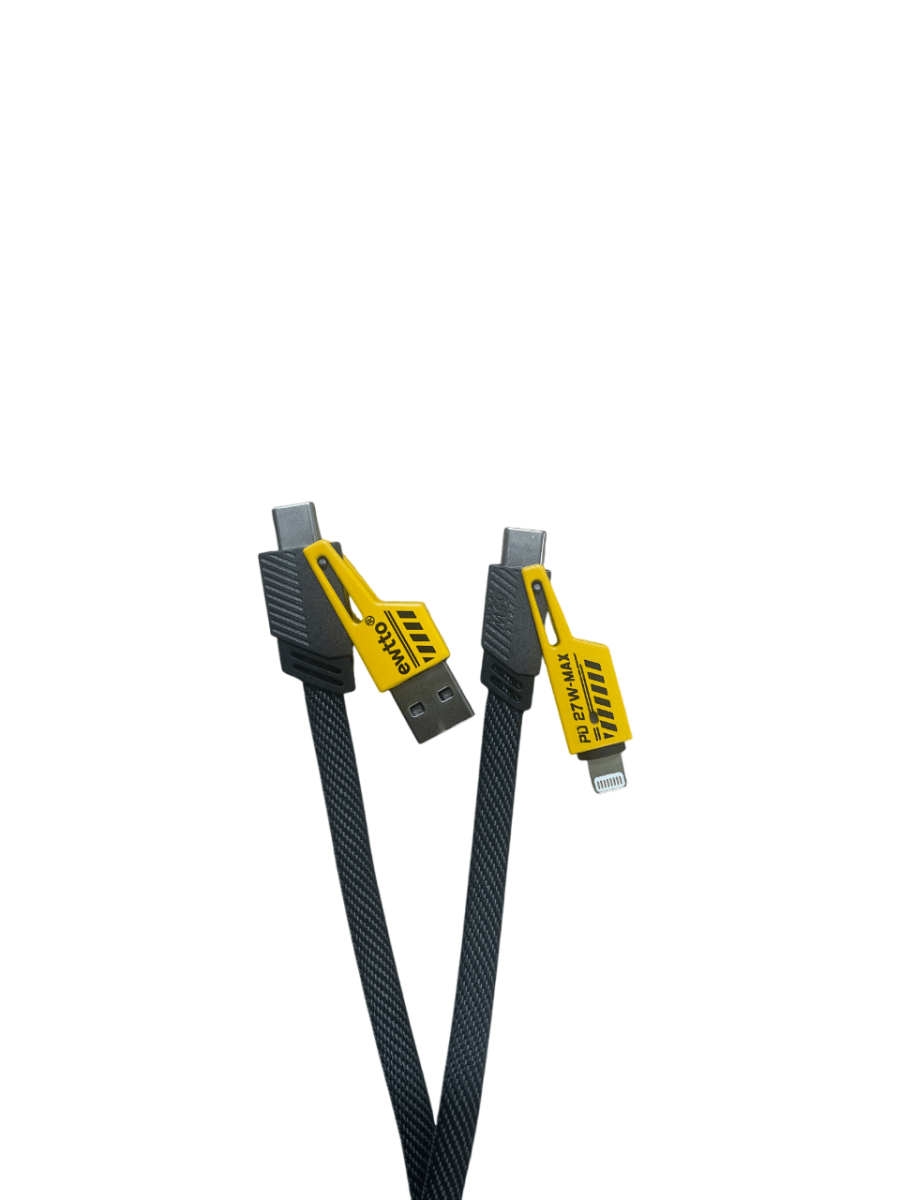 CABLE USB+C - C + LINGHTING 65W CARGA RAPIDA EWTTO3