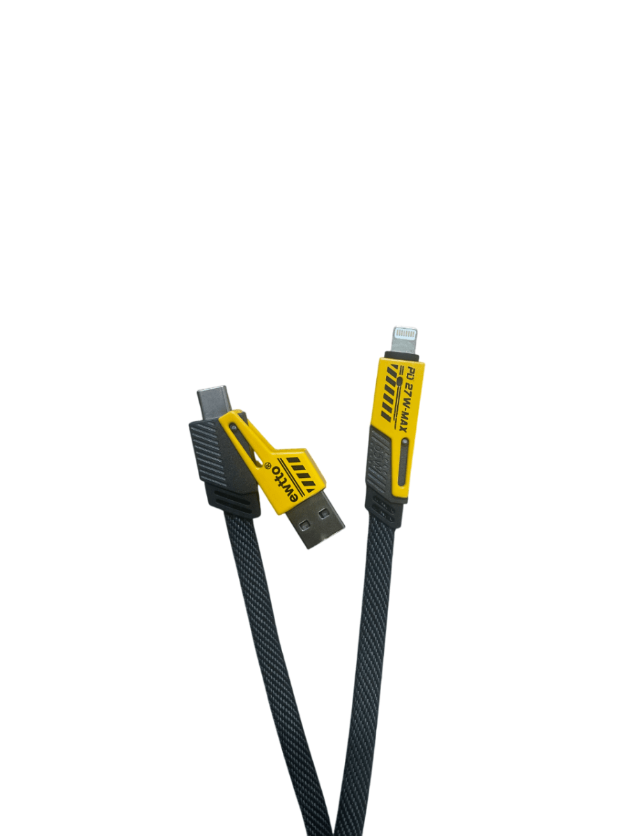 CABLE USB+C - C + LINGHTING 65W CARGA RAPIDA EWTTO4