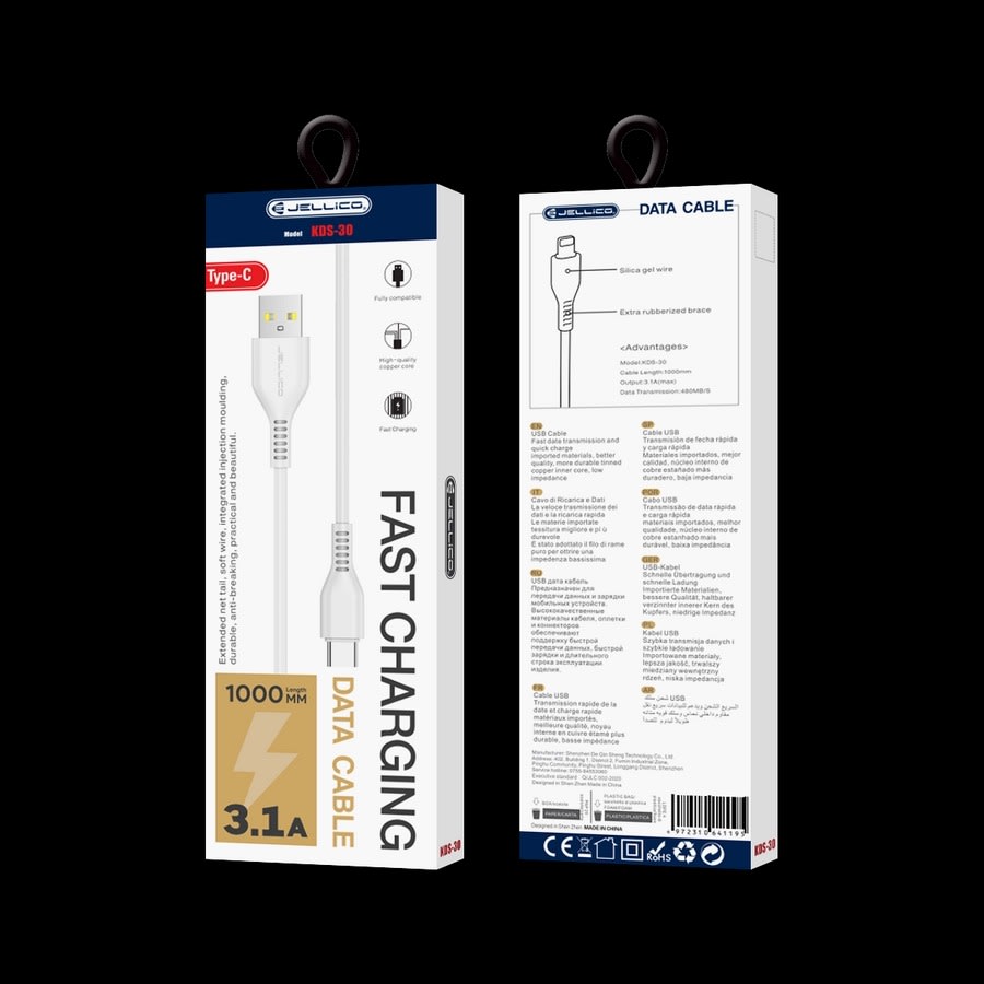 JELLICO USB CABLE FOR TYPE-C KDS-302