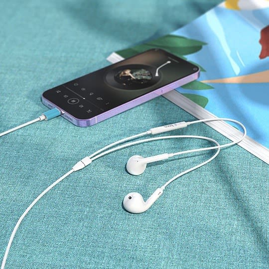 HOCO WIRED EARPHONES FOR IP WITH MICROPHONE M1 MAX4