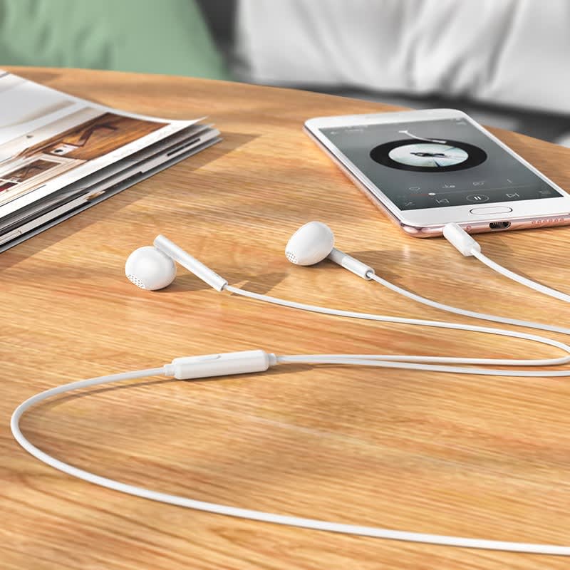 Audifonos Manos Libre Borofone BM76 3.5mm blanco4