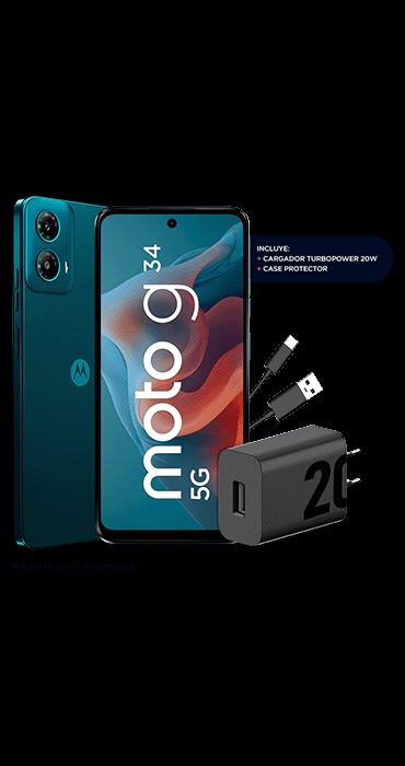 MOTOROLA G34 5G VERDE OCEANO 8+256GB IMEI 3562142674200704
