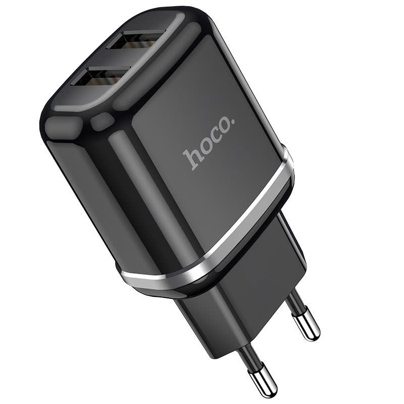 DUAL PORTS USB CHARGER 2.4A N4 OUTPUT MAX HOCO 0