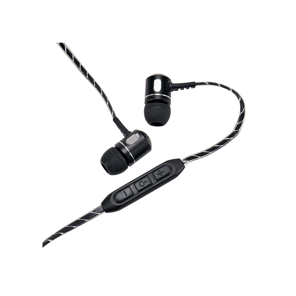 METAL IN EAR BLUETOOTH EARPHONES BLACK3