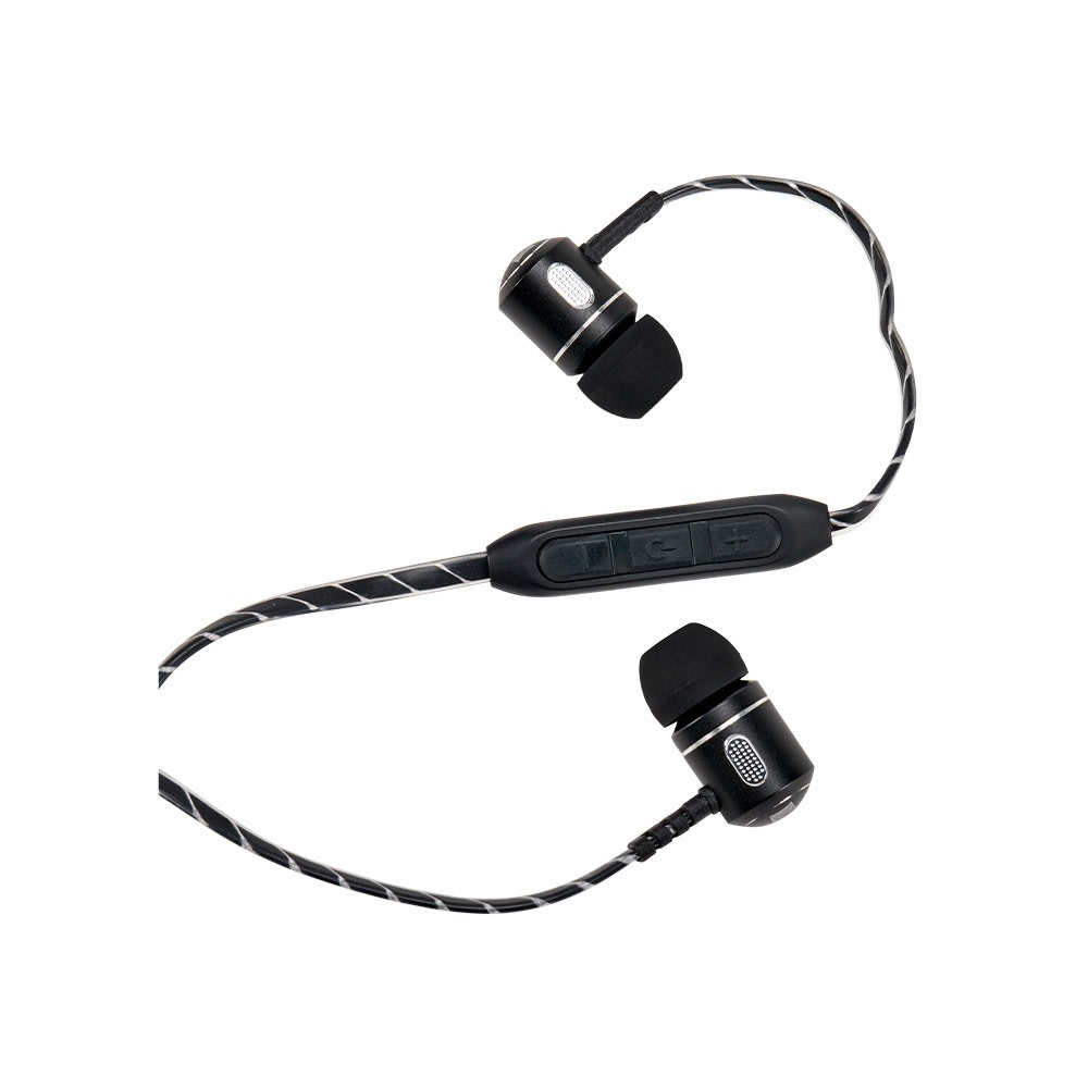 METAL IN EAR BLUETOOTH EARPHONES BLACK2