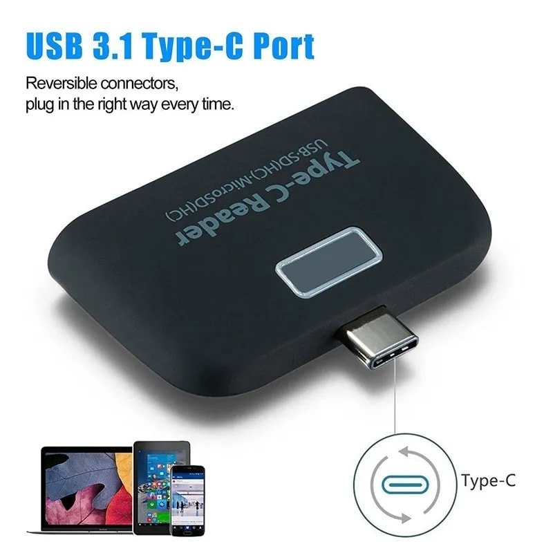 OTG SMART 2.0 2 IN 1 TYPE-C/MICRON CARDREADER2