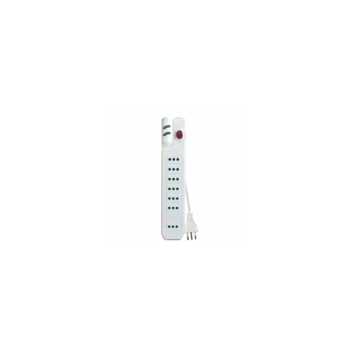ALARGADOR PROTECTOR ELÉCTRICO Microlab 1400Joules 7-ENCHUFES 2.1MTS.4