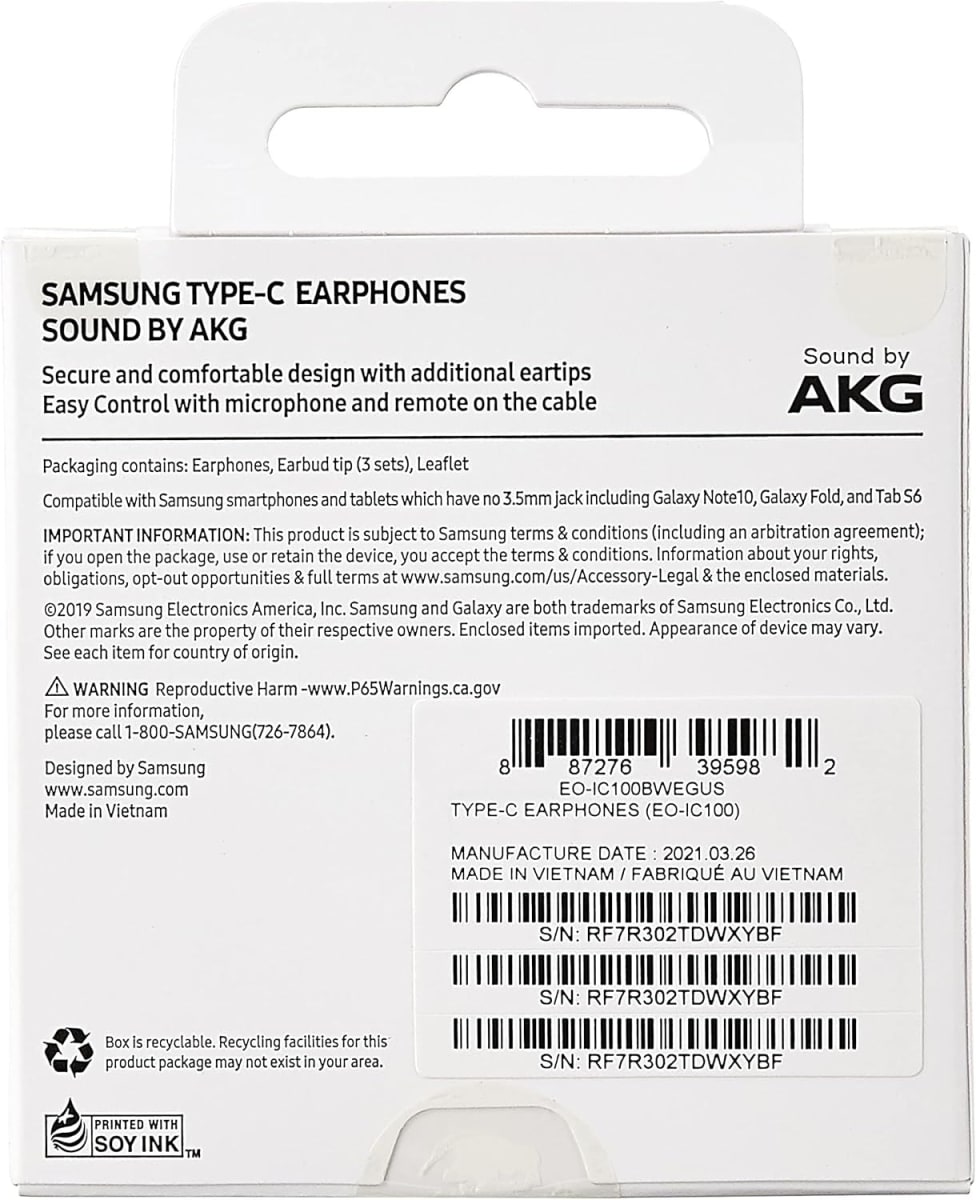 SAMSUNG EARPHONES TYPE-C WHITE4