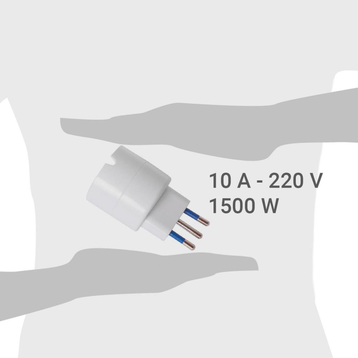ADAPTADOR ENCHUFE SCHUKO4