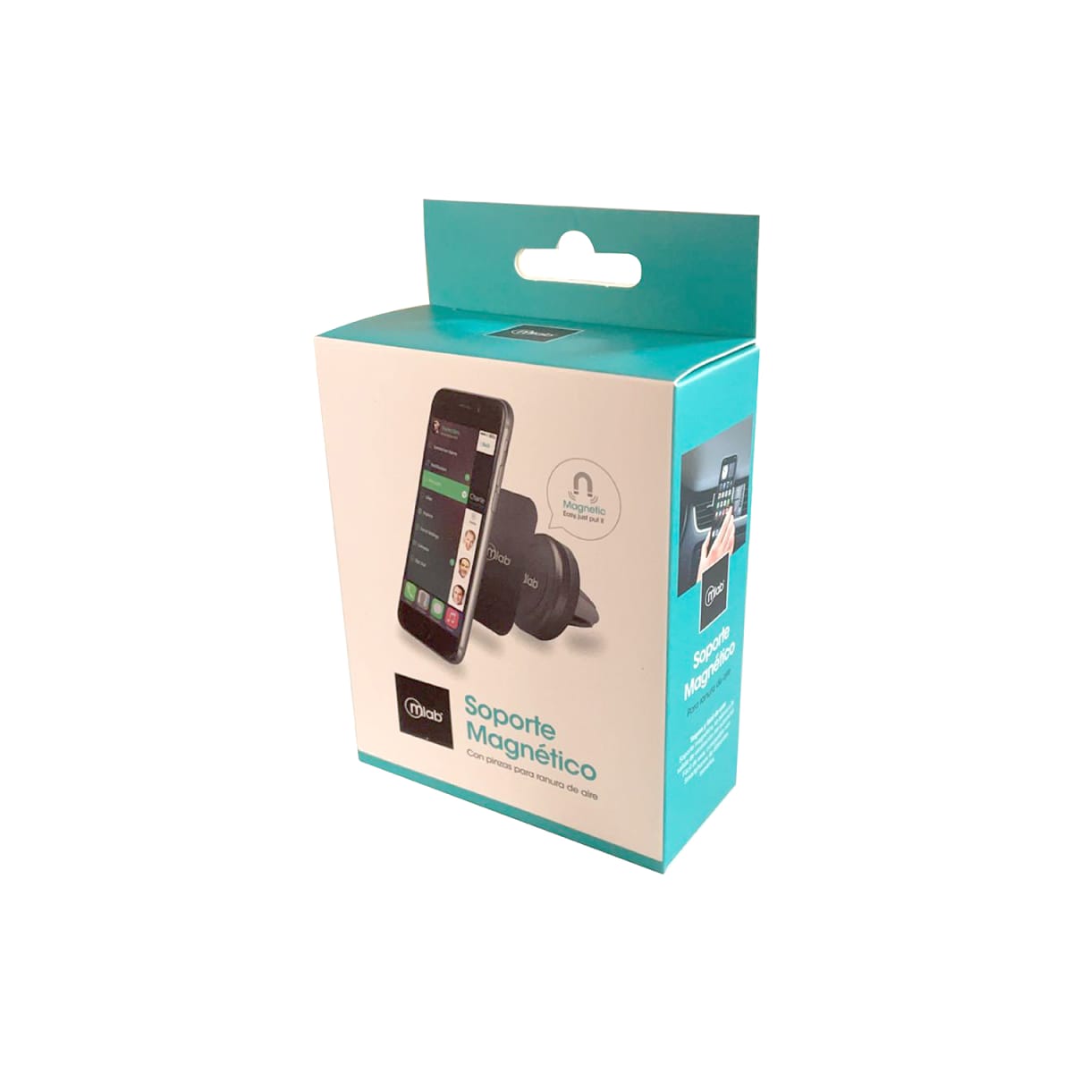 SOPORTE MAGNETICO CON PIZAS PARA RANURA DE AIRE Mlab1