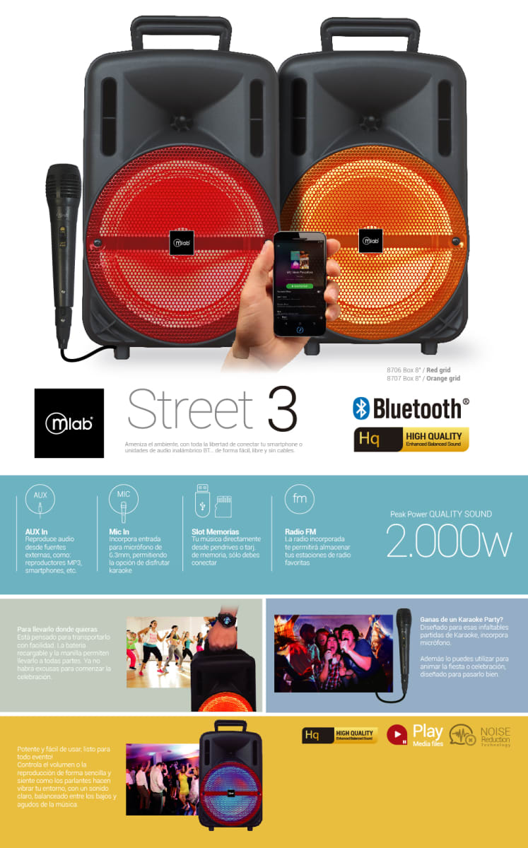 STREET 3 DUAL CONNECTION 2000W4