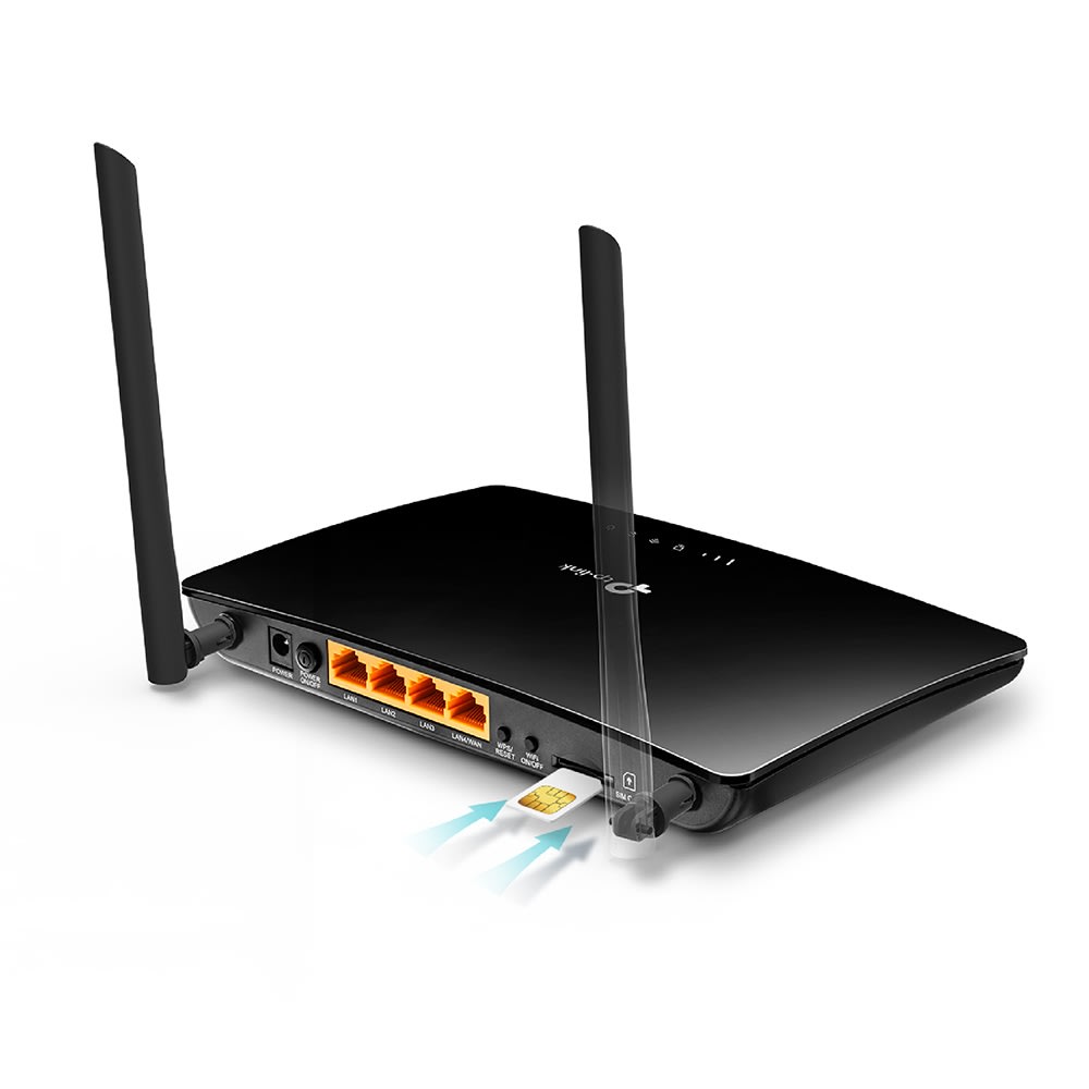 TP-LINK 300MBPS WI-FI 4G LTE ROUTER TL-MR64004