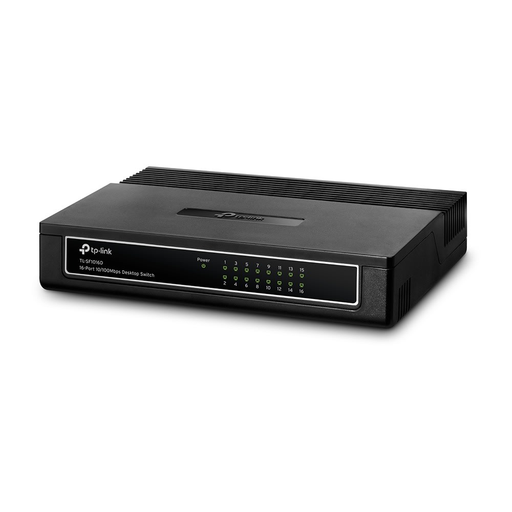 TP-LINK 16-PORT 10/100MBPS TL-SF1016D DESKTOP SWITCH 0