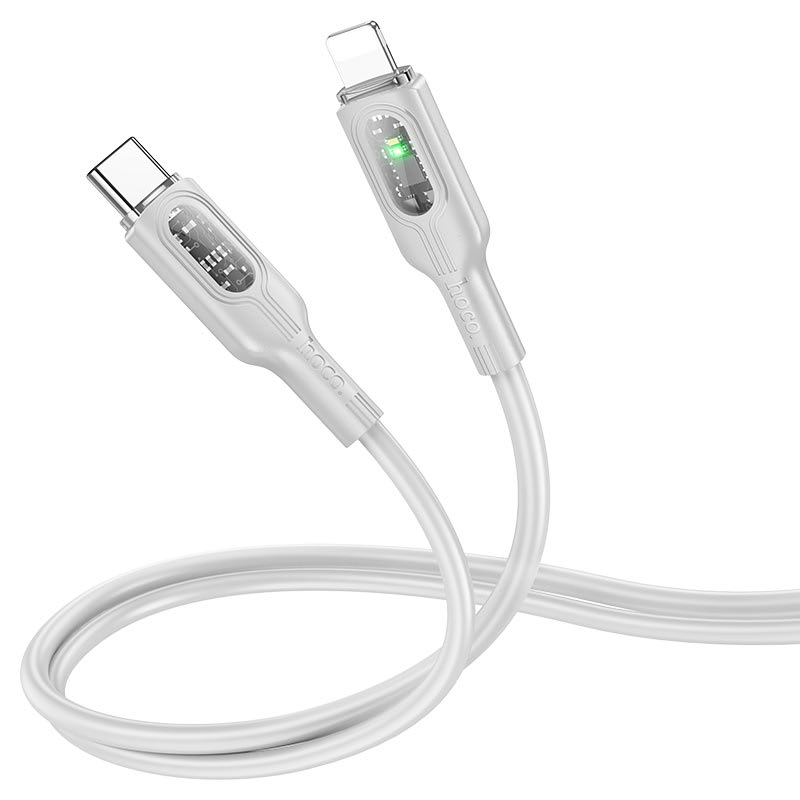 SMART POWER OFF CHARGING DATA CABLE U120 HOCO 27W 0