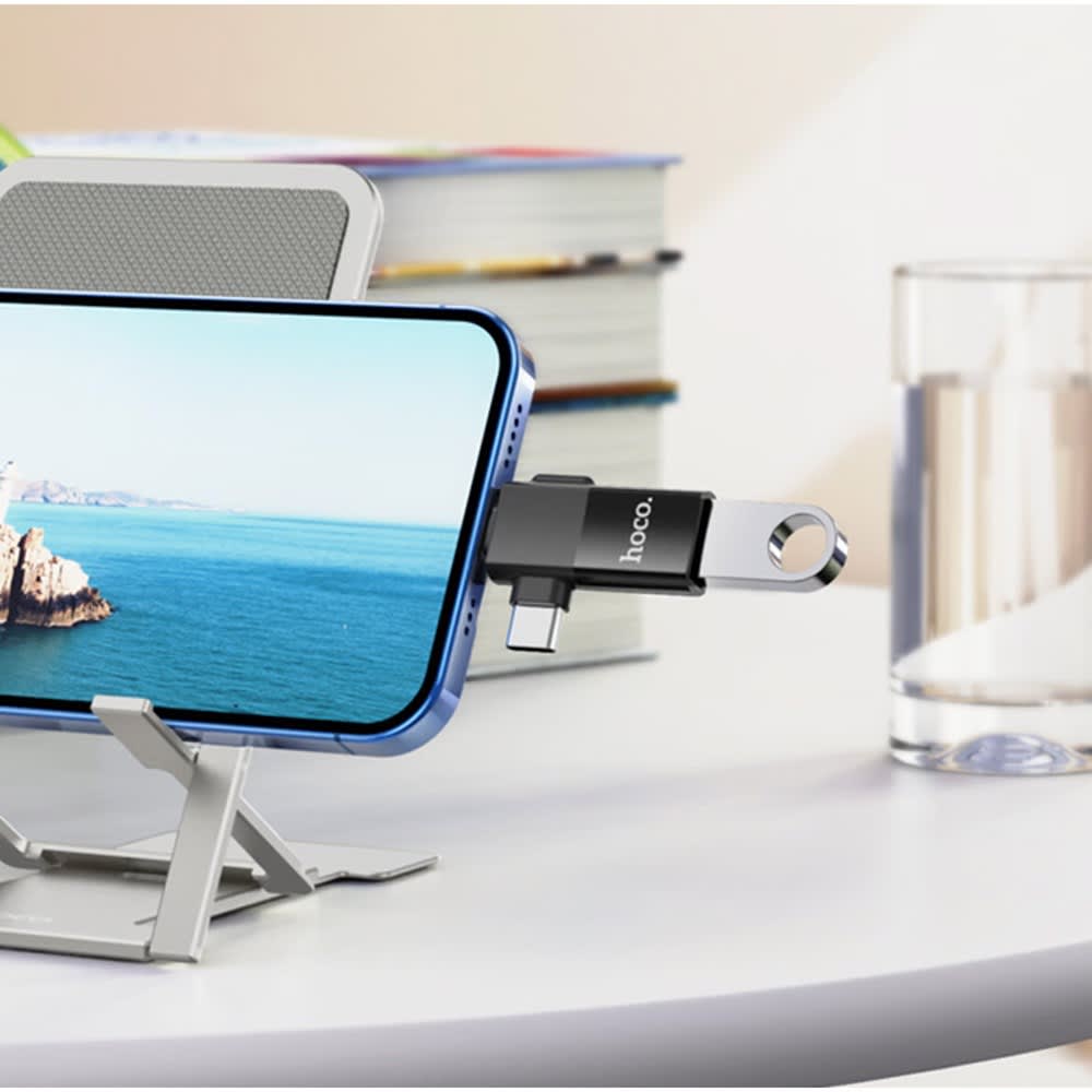 HOCO USB2.0 2IN1 ADAPTER OTG UA174