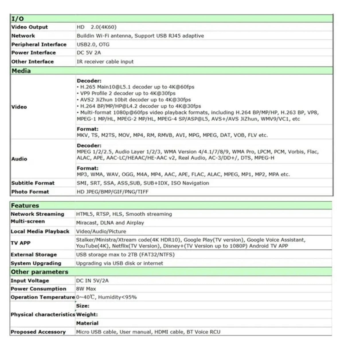 XS97 SmartConnect ANDROID TV STICK Smart Box 5G 4K7