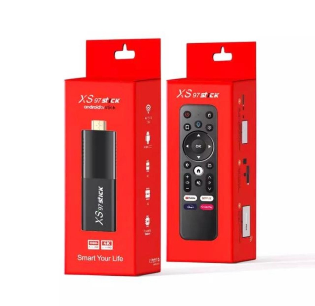 XS97 SmartConnect ANDROID TV STICK Smart Box 5G 4K3
