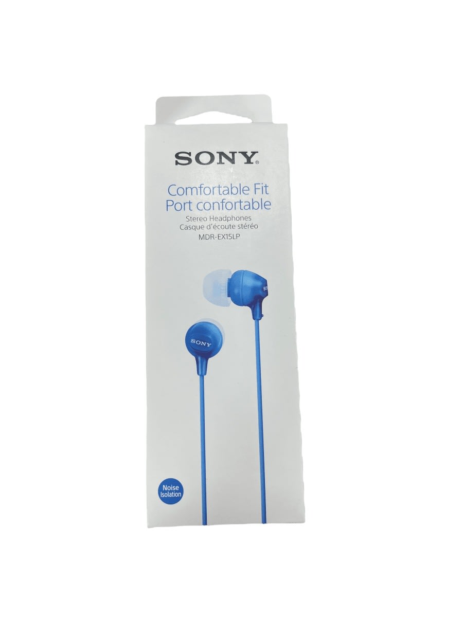 STEREO HEADPHONES MDR-EX15LP SONY BLUE3