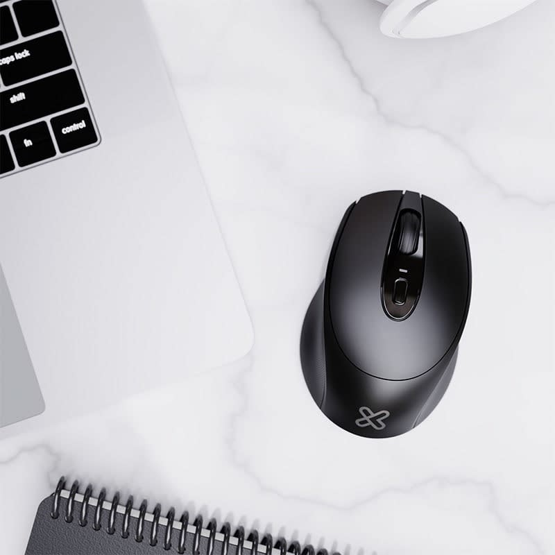 Mouse Klip Xtreme Ergonomico KMW-420BK ERGY6