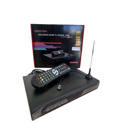 DECODIFICADOR TV DIGITAL 2600 MICRON 2.03