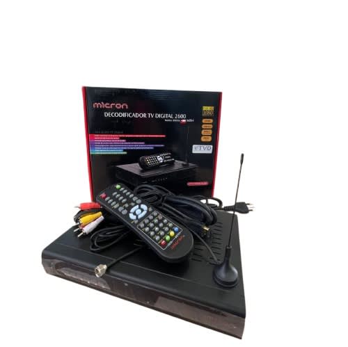 DECODIFICADOR TV DIGITAL 2600 MICRON 2.04