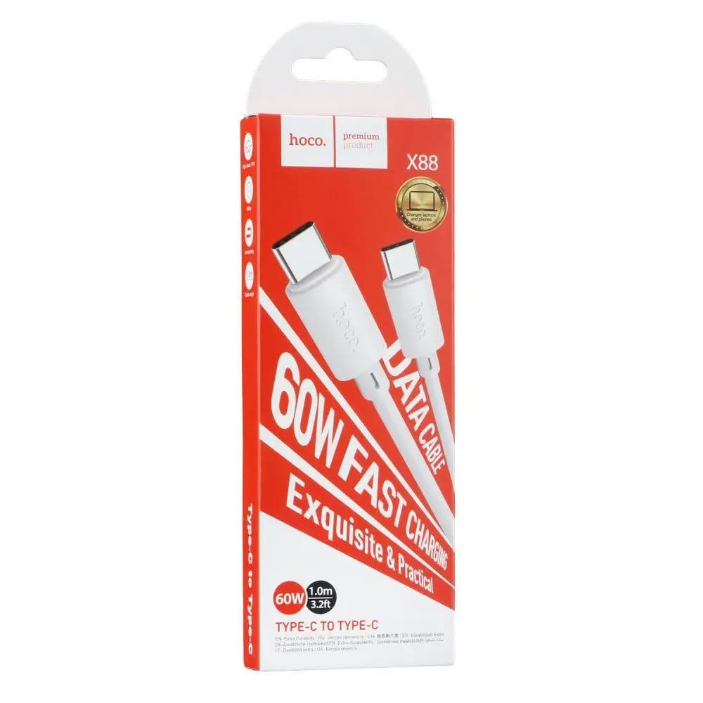 HOCO CHARGER TYPE-C TO TYPE C 60W 1M X882