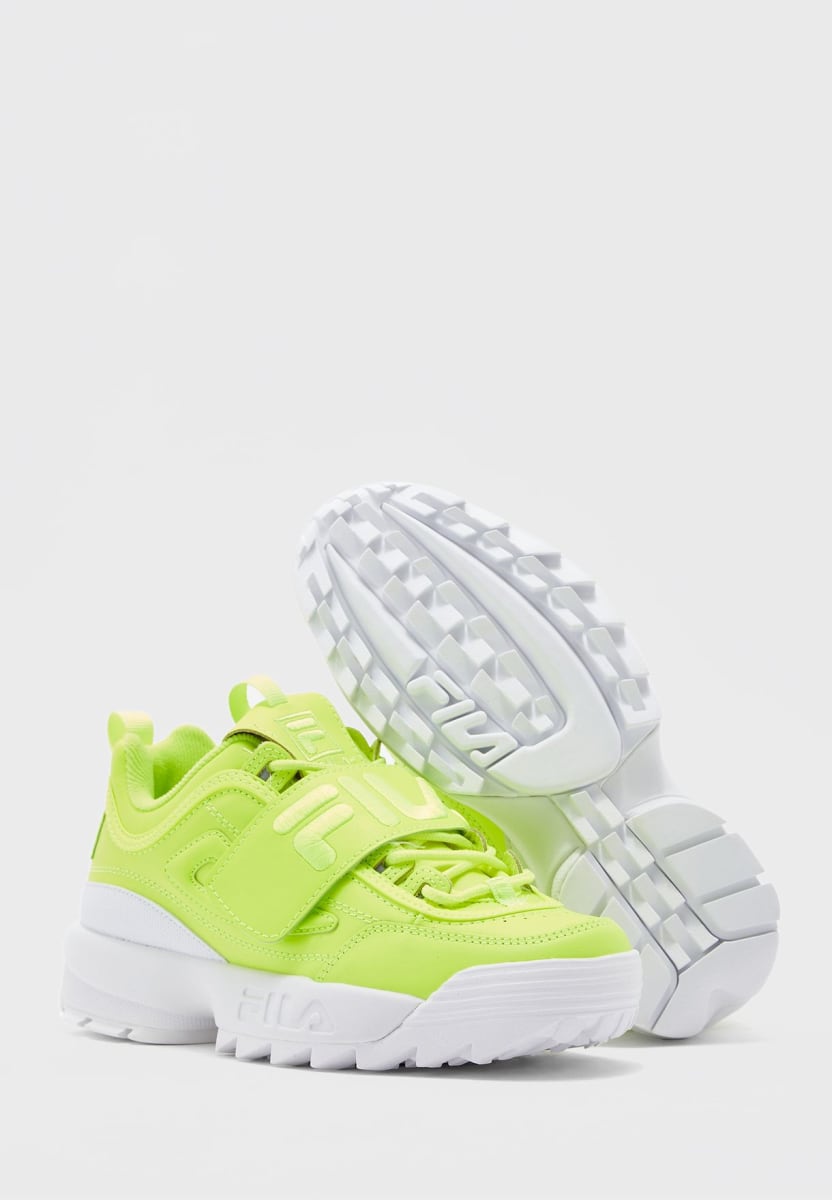 Zapatilla Fila Disruptor II Applique Sfty/Sfty/Wht | Tienda Urban Paradise