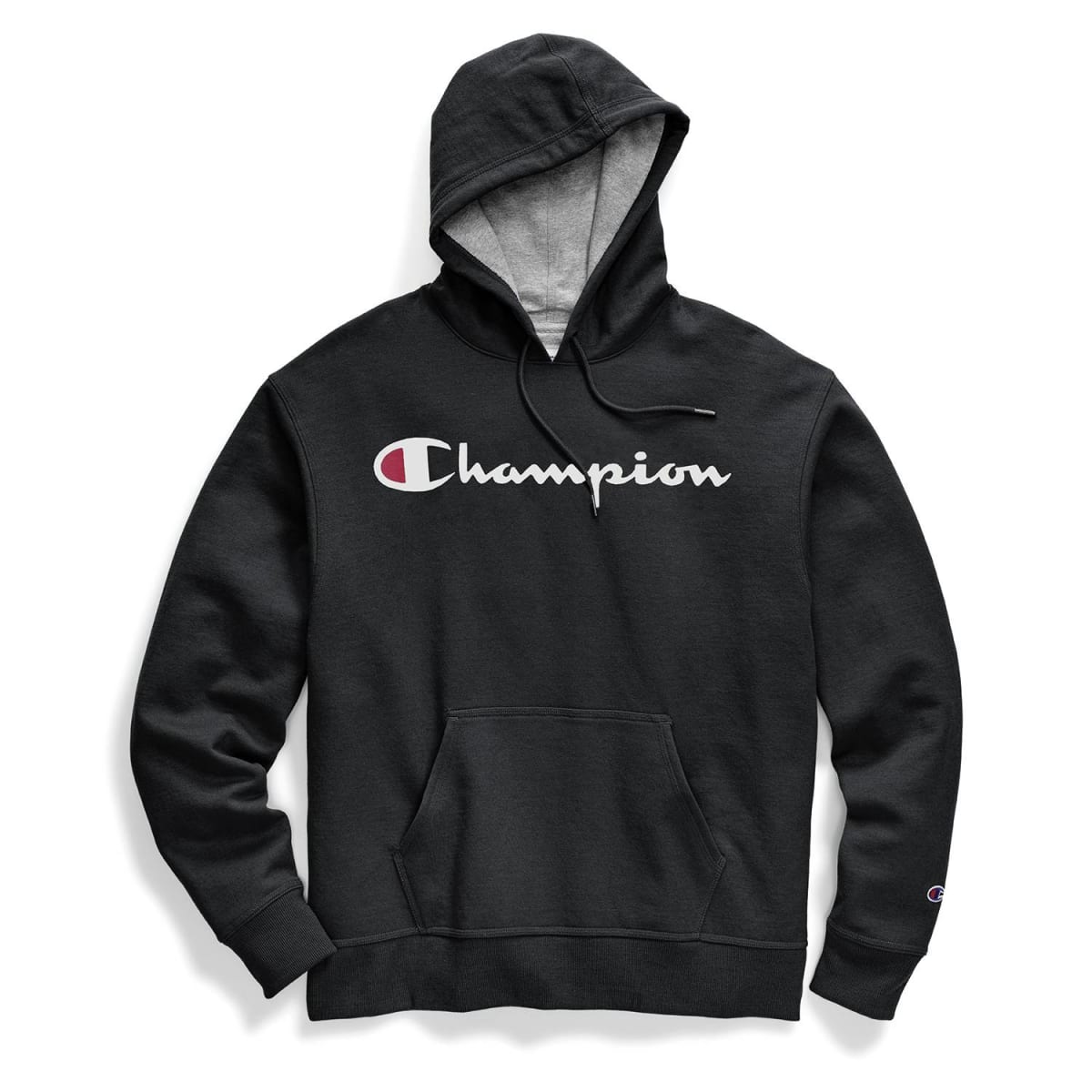 Poleron Champion Con Gorro Black | Tienda Urban Paradise