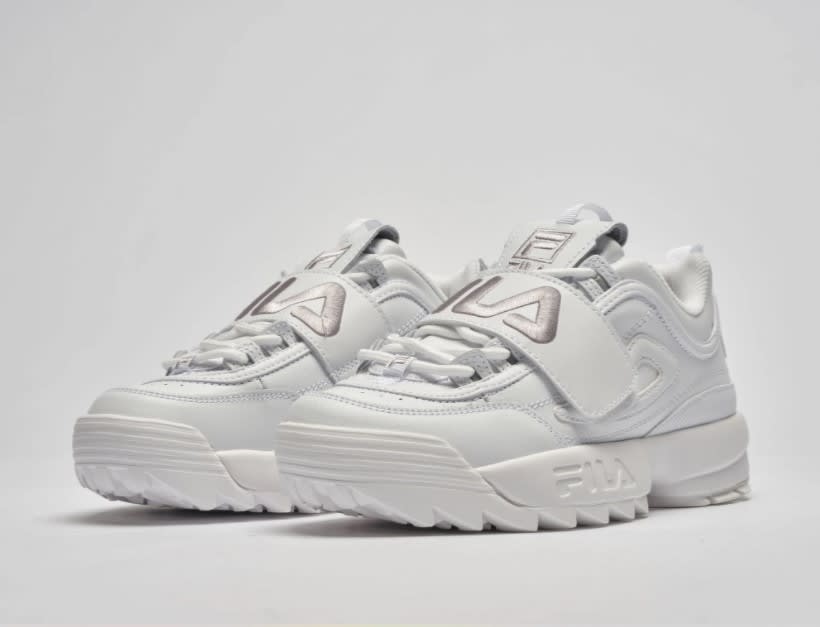 Zapatilla Fila Disruptor II Applique Wht/Msil/Wht | Tienda Urban Paradise