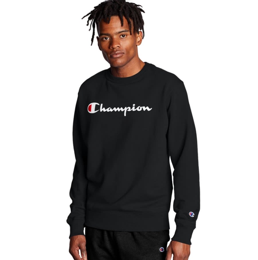 Poleron Champion Polo Graphic Black | Tienda Urban Paradise