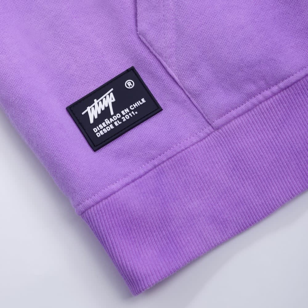 POLERON WHAT UP CON GORRO 3 TIE DYE MORADO | Tienda Urban Paradise