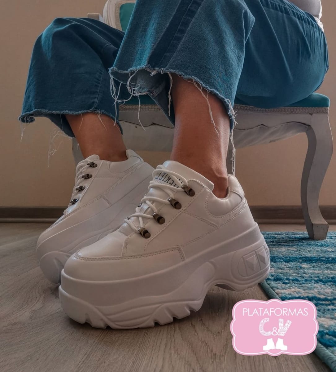 ZAPATILLAS H272 WHITE | Plataformas C\u0026V