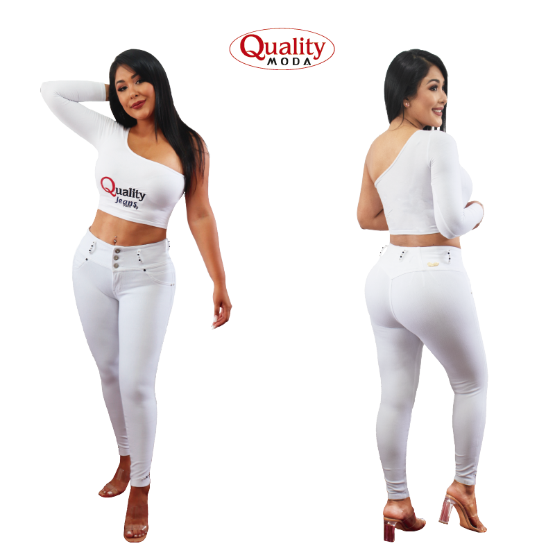 PANTALON 220 BLANCO Fajas y Bodys Reductores Quality