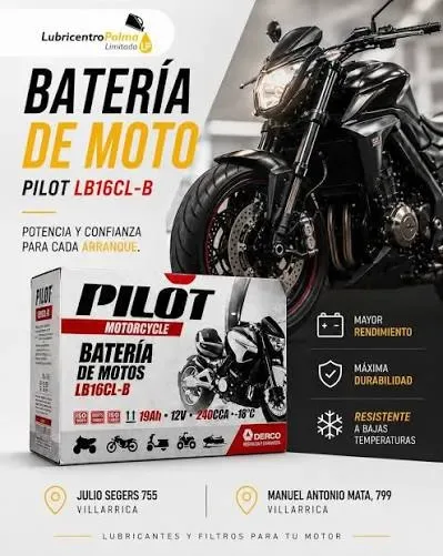 BATERÍAS DE MOTOS