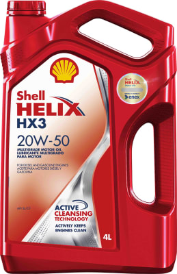 ACEITE 20W50 SHELL HELIX HX3