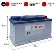 BATERIA BOSCH S4 58014 - 80 AMP2