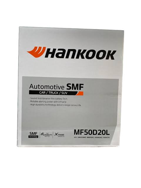 BATERIA HANKOOK MF 50D20L 50 AH4
