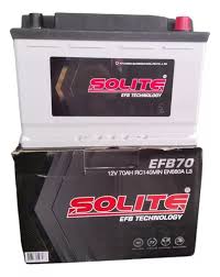 BATERIA SOLITE START STOP EFB 70AH2