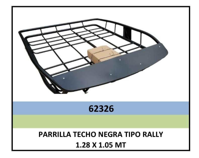 PARRILLA TUBULAR FIERRO NEGRA CANASTO TIPO RALLY1