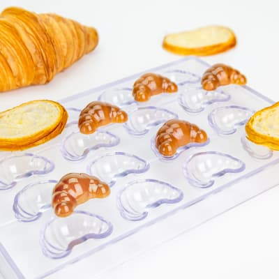 MOLDE POLICARBONATO PRALINE CROISSANT MOLDE POLICARBONATO PRALINE CROISSANT
