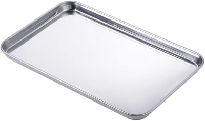 BANDEJA LISA ALUMINIO 45.5*33CM