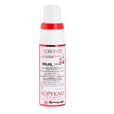FLOW PASTE ROJO 9OZ TINTA EN GEL FLOW PASTE ROJO 9OZ TINTA EN GEL