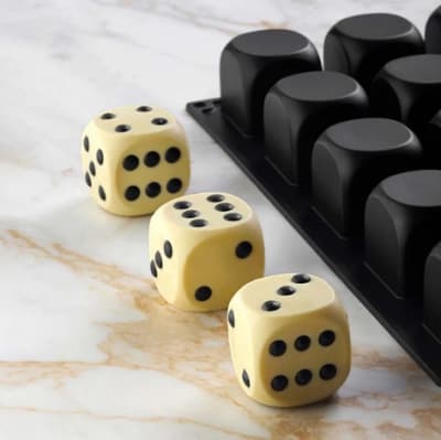 MOLDE SILICONA DADO UNID