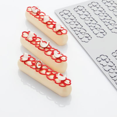 MOLD. SILICONA HEARTS ECLAIR PR009 MOLD. SILICONA HEARTS ECLAIR PR009