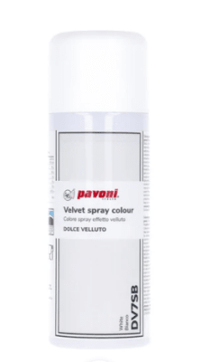 Spray terciopelo blanco