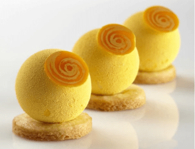 Molde esférico doble blanco Ø 35 mm