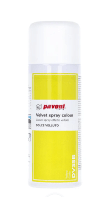 Spray terciopelo amarillo