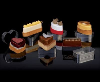 Cinta rectangular microperforada inox.