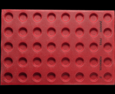 FORMASIL REDONDO cm 60x40 - 40 cavidades ø 48x16 h mm FORMASIL REDONDO cm 60x40 - 40 cavidades ø 48x16 h mm